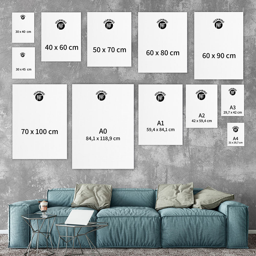 Poster Motivation Mindset Sprüche Formate