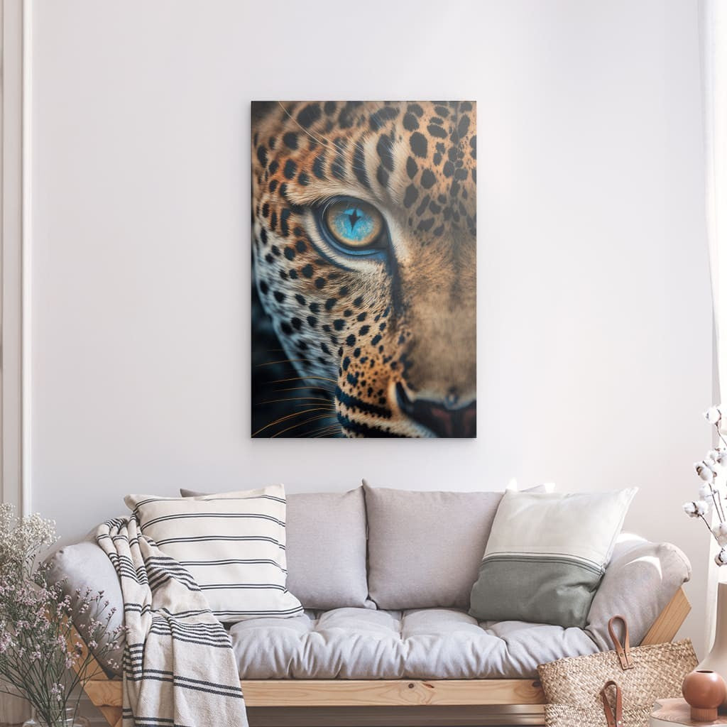 Leopard Grace - Metal Print - Tier-Porträt im Hochformat