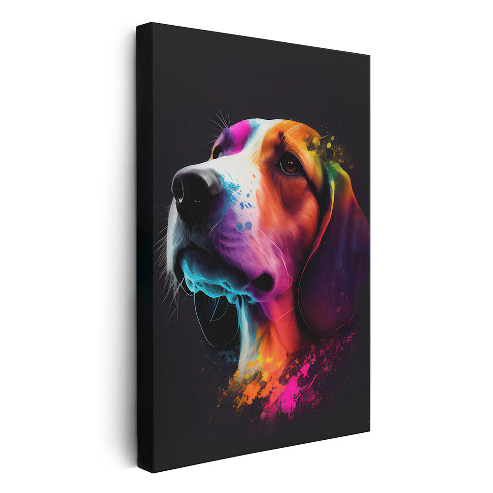 Hundemotiv Wandbild Beagle