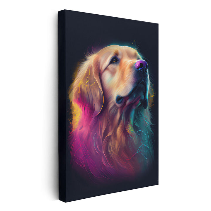 Golden Retriever Hundebild Wandbild Leinwandbild