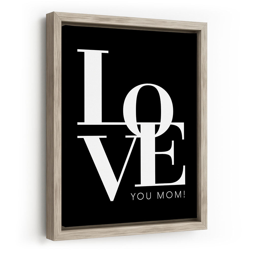 Geschenk Muttertag Wandbild