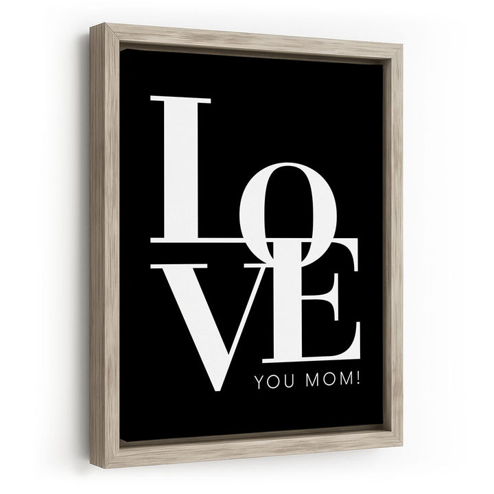 Geschenk Muttertag Wandbild