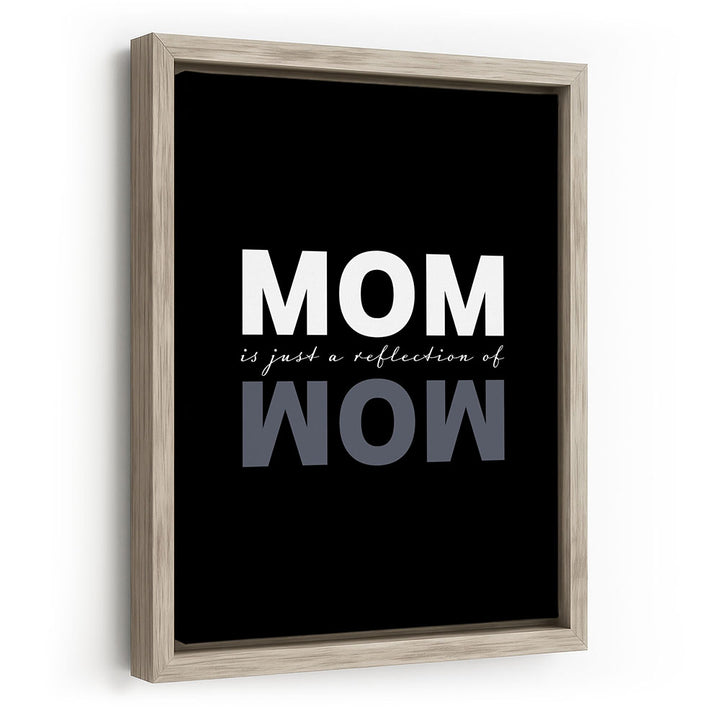 Geschenk Muttertag Wandbild