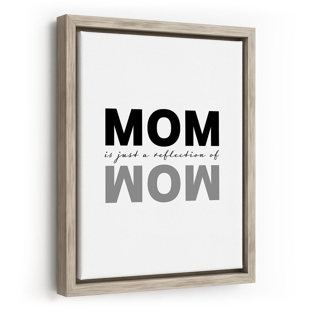 Geschenk Muttertag Wandbild