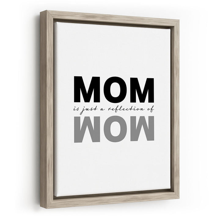 Geschenk Muttertag Wandbild