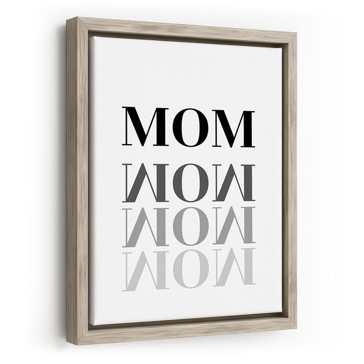 Geschenk Muttertag Wandbild