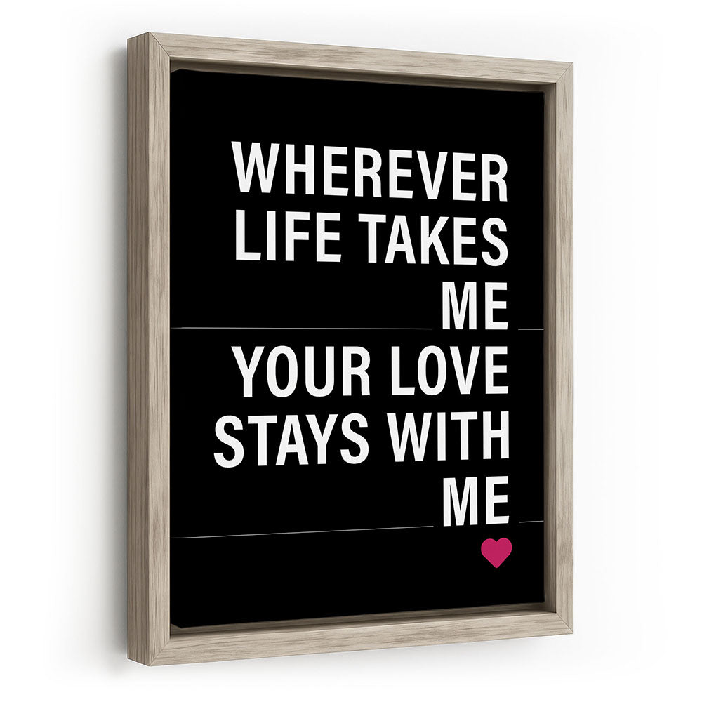 Geschenk Muttertag Wandbild