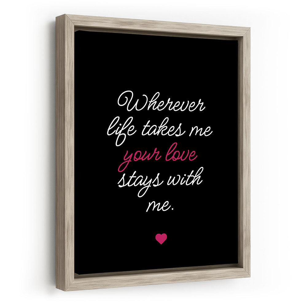 Geschenk Muttertag Wandbild