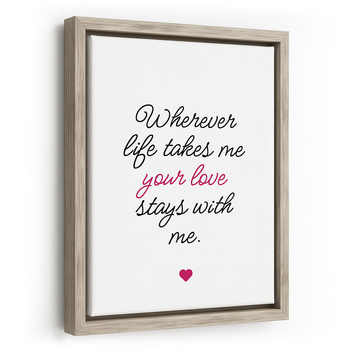 Geschenk Muttertag Wandbild