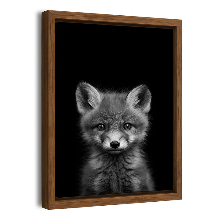 Fuchs Leinwandbild mit Rahmen