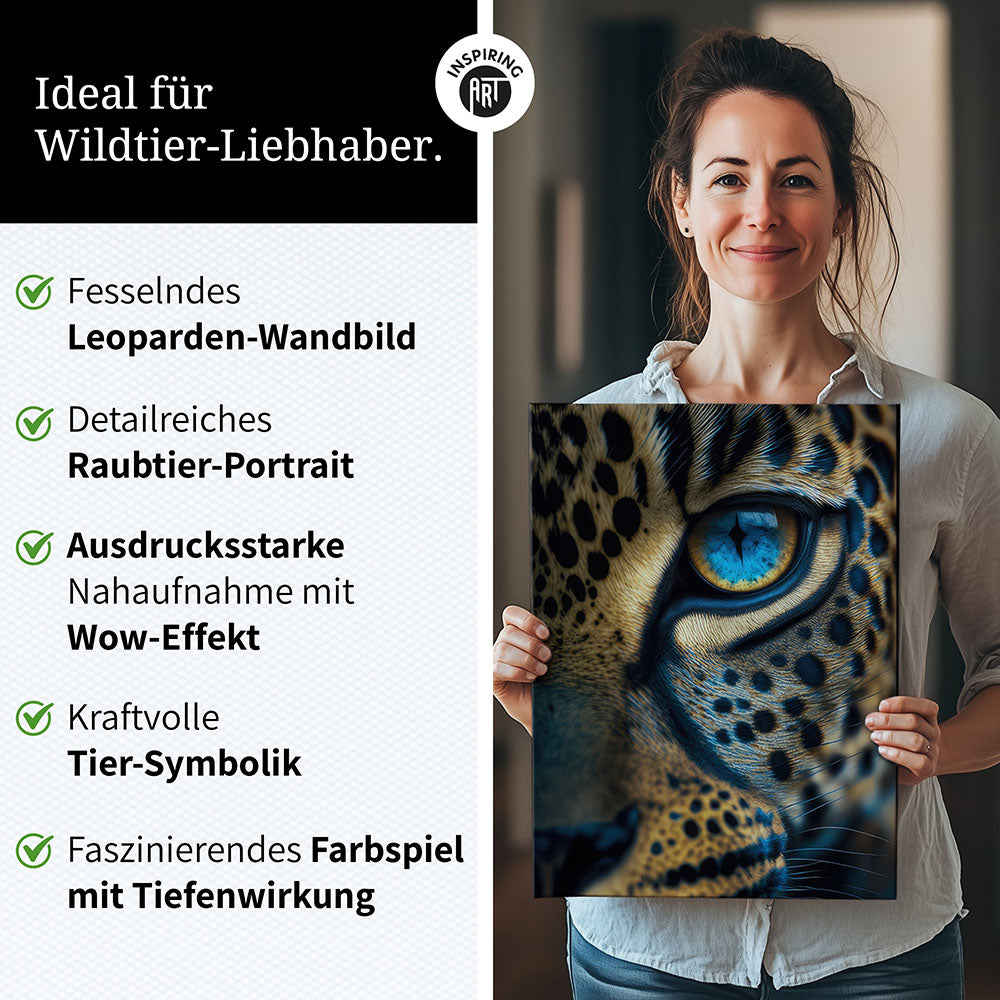 Für diese Räume eignet sich unser Animals Close Up Wandbild besonders gut