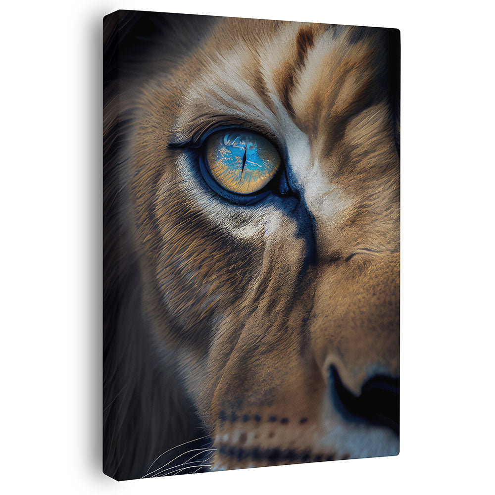 Tierbild Leinwand Löwe Wandbild