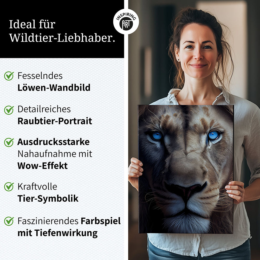 Für diese Räume eignet sich unser Animals Close Up Wandbild besonders gut