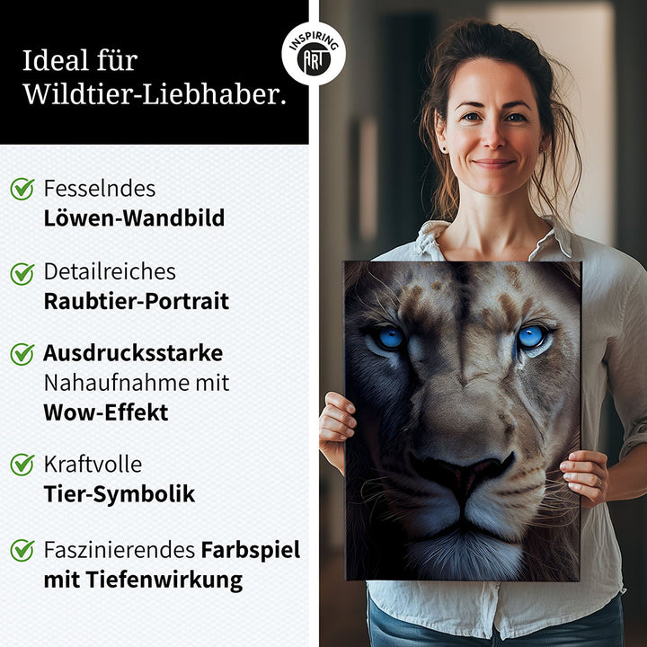 Für diese Räume eignet sich unser Animals Close Up Wandbild besonders gut