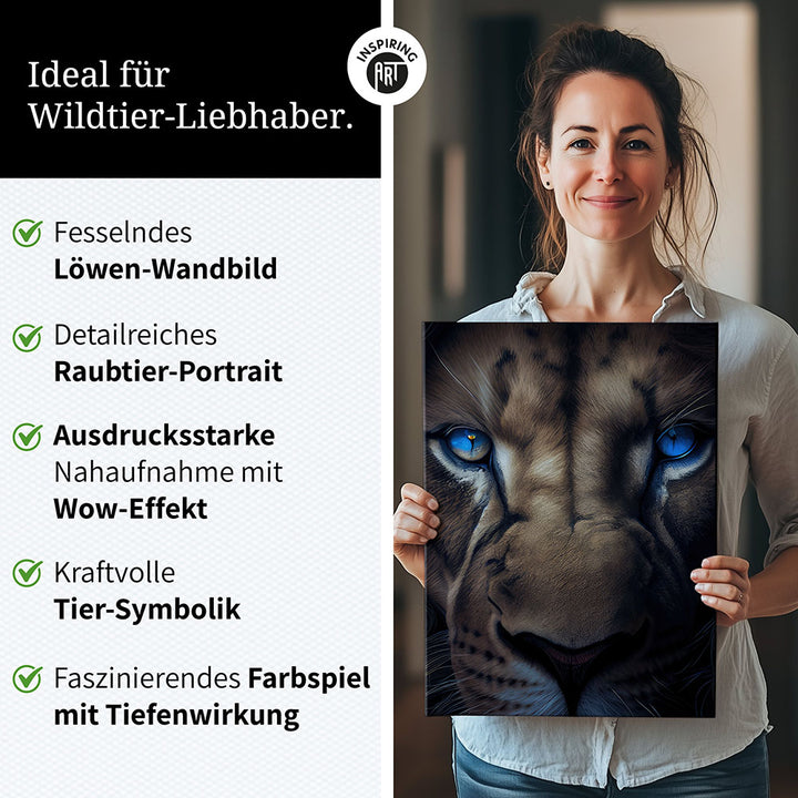 Für diese Räume eignet sich unser Animals Close Up Wandbild besonders gut