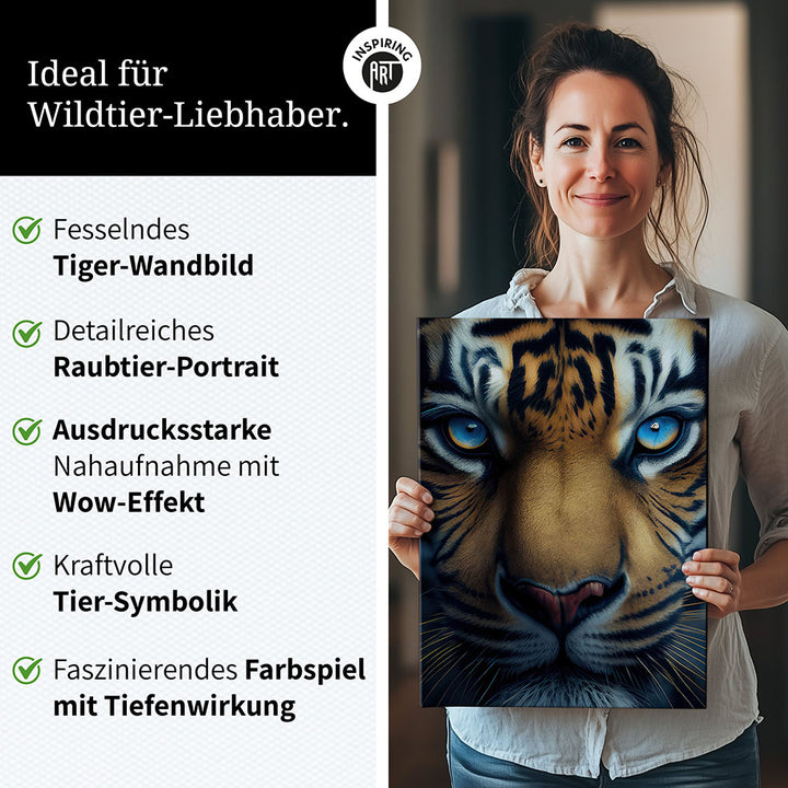 Für diese Räume eignet sich unser Animals Close Up Wandbild besonders gut