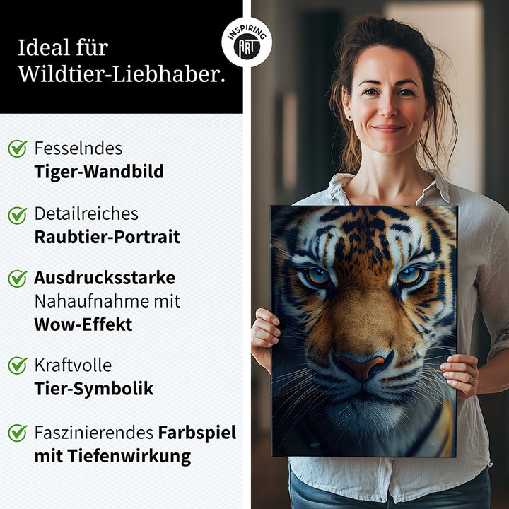 Für diese Räume eignet sich unser Animals Close Up Wandbild besonders gut