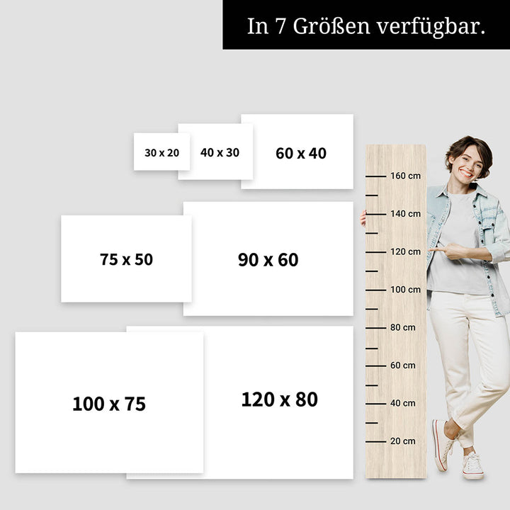 Wandbild auf Leinwand als ideales Geschenk