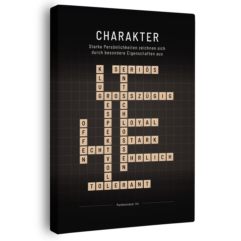 Wandbild Büro Charakter