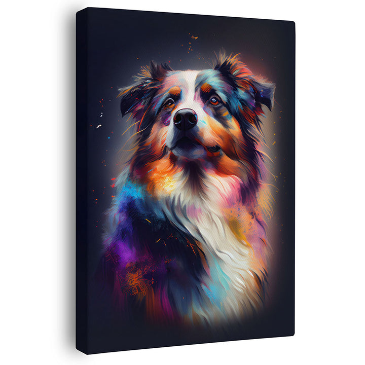Wandbild Hund Australian Shepherd