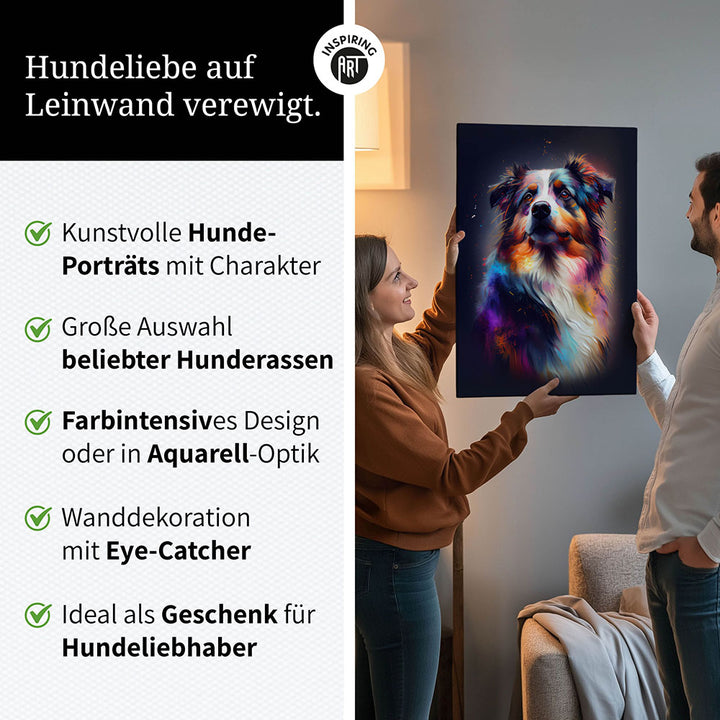 Australian Shepherd Wandbild kaufen