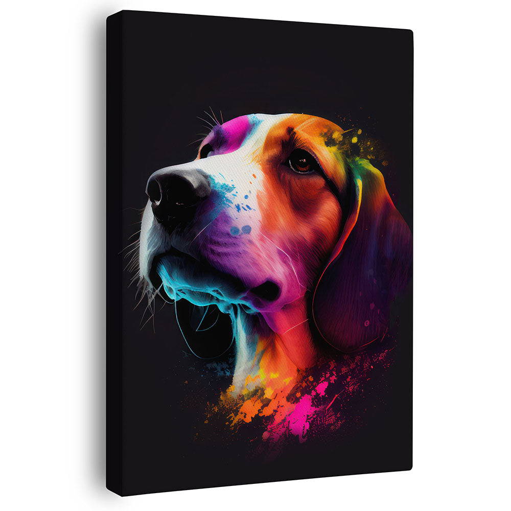 Wandbild Hund Beagle