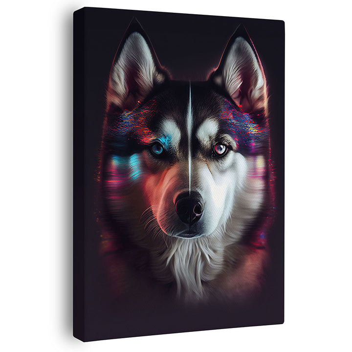 Wandbild Hund Husky