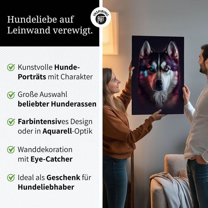 Husky Wandbild kaufen