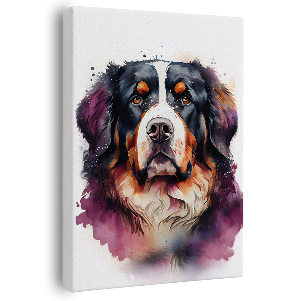 Wandbild Hund Berner Sennenhund