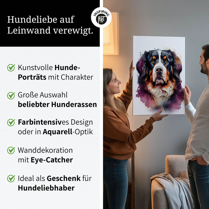 Berner Sennenhund Wandbild kaufen