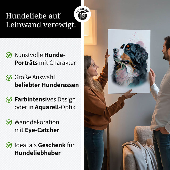 Berner Sennenhund Wandbild kaufen