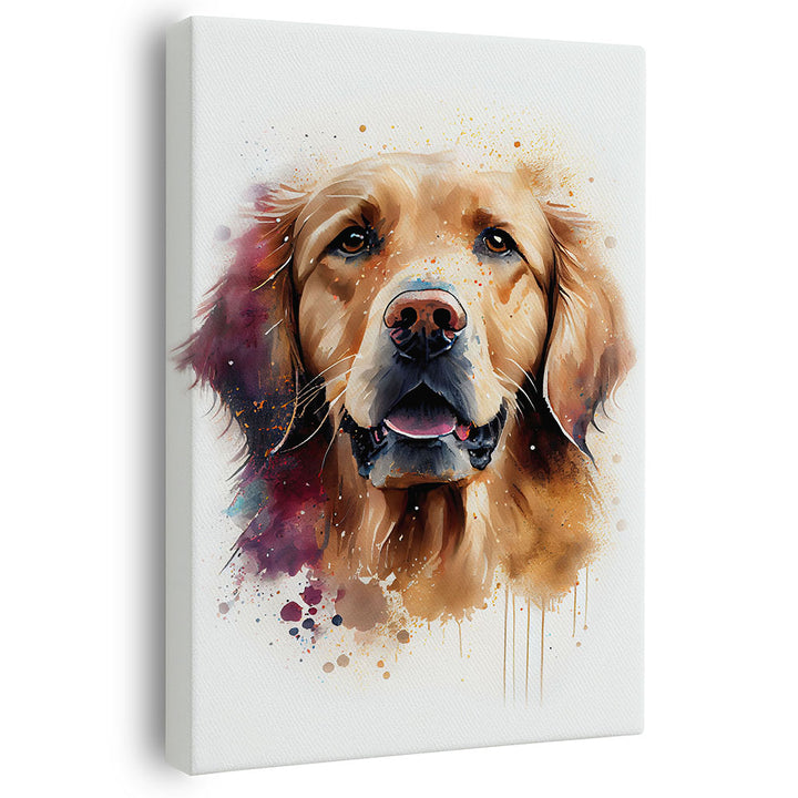Wandbild Hund Golden Retriever