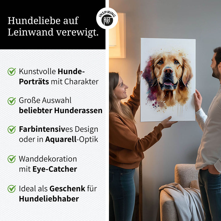 Golden Retriever Wandbild kaufen