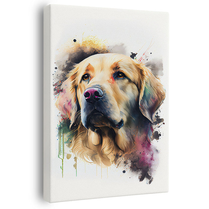 Wandbild Hund Golden Retriever