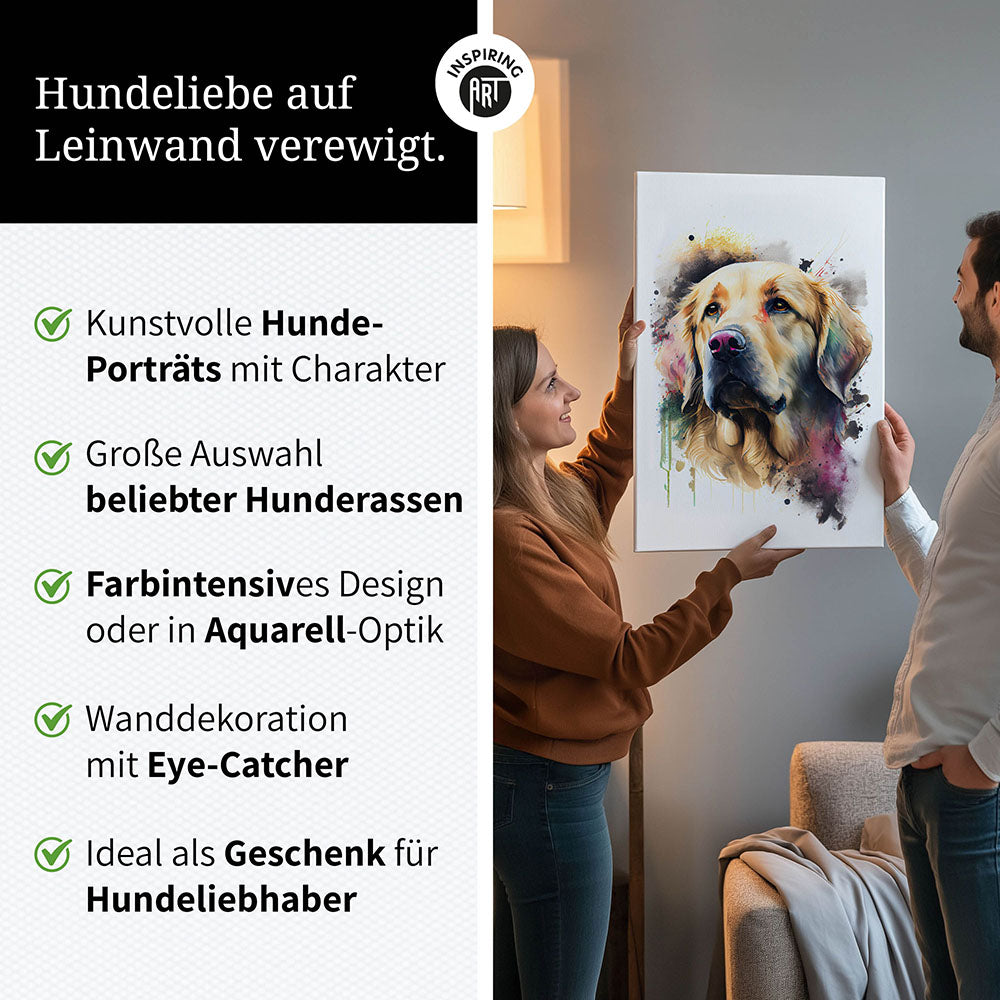 Golden Retriever Wandbild kaufen