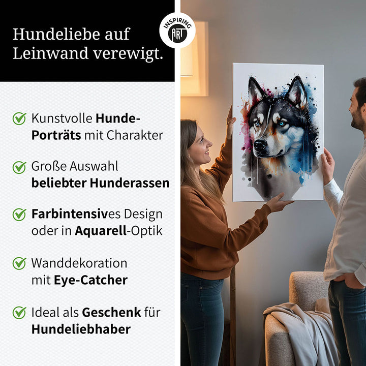 Husky Wandbild kaufen