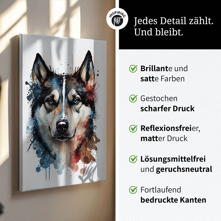 Husky Leinwandbild 
