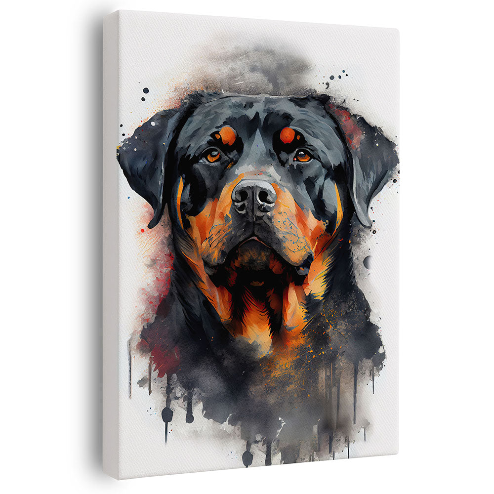 Wandbild Hund Rottweiler