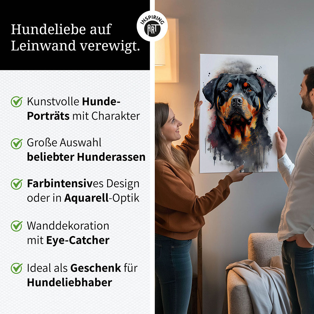Rottweiler Wandbild kaufen