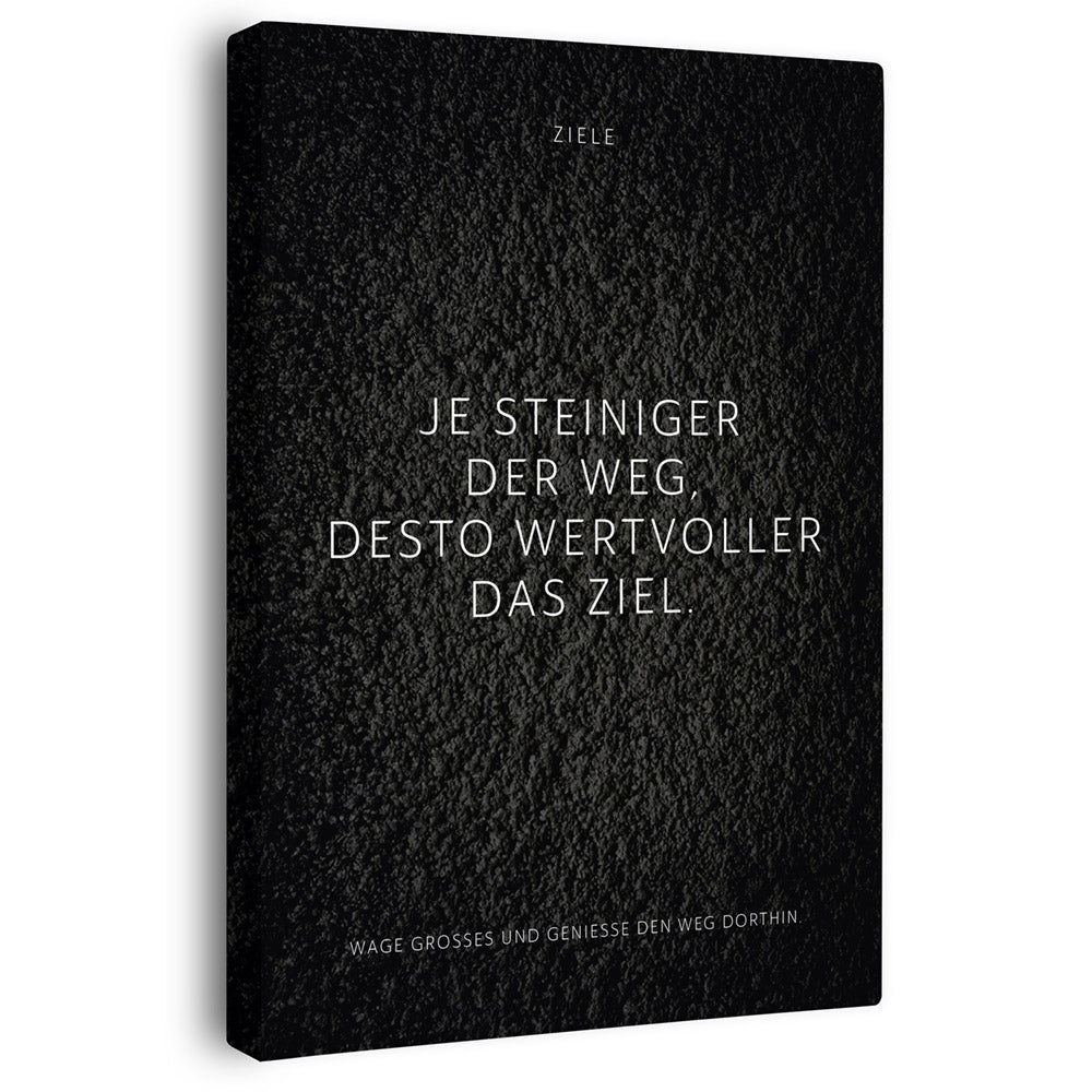 Wandbild mit Spruch