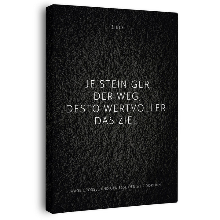 Wandbild mit Spruch