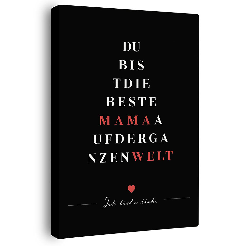 Wandbild Mama Geschenk