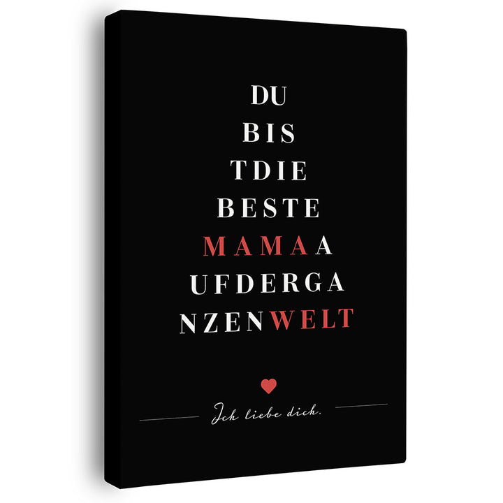 Wandbild Mama Geschenk