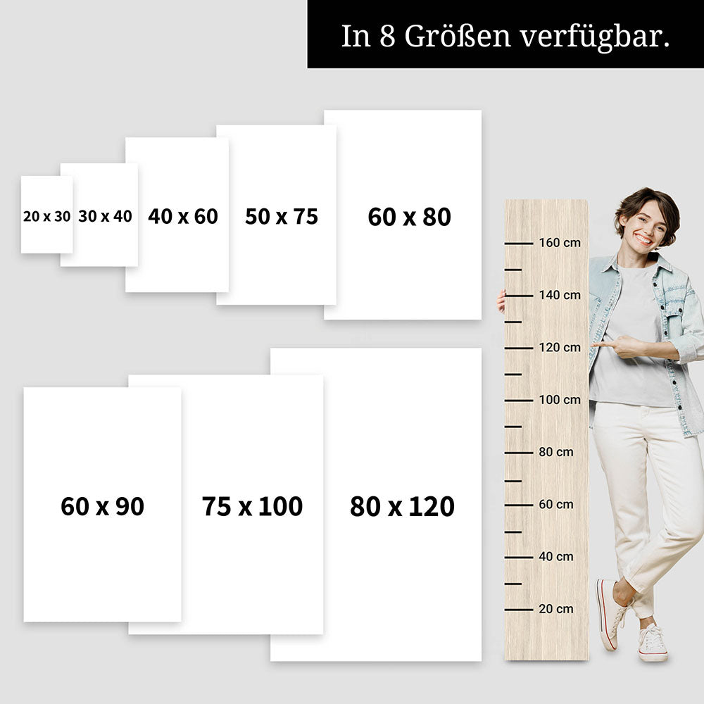 "Best mom ever" Typografie - Leinwandbild in Weiß-Schwarz-Rot