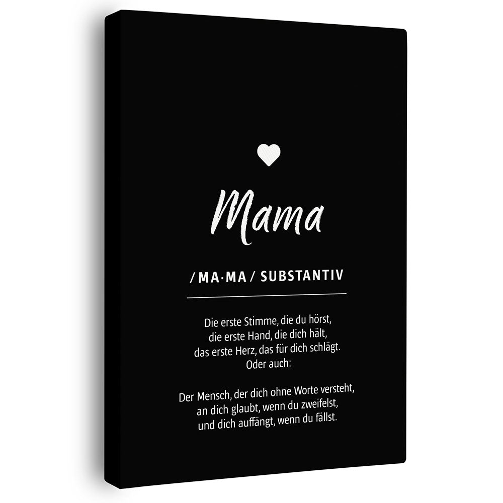 Leinwandbild Mama Geschenk 