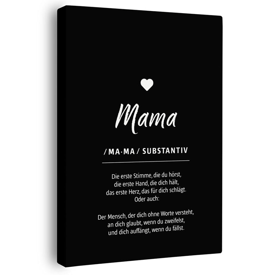 Leinwandbild Mama Geschenk 