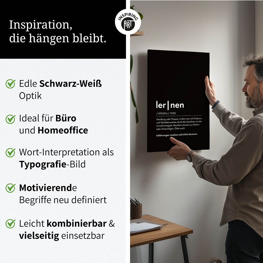 Leinwandbild Büro