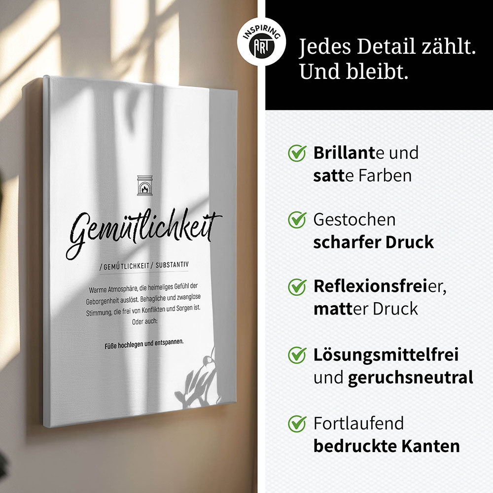 Schwarz Weiß Wandbild Wohnzimmer