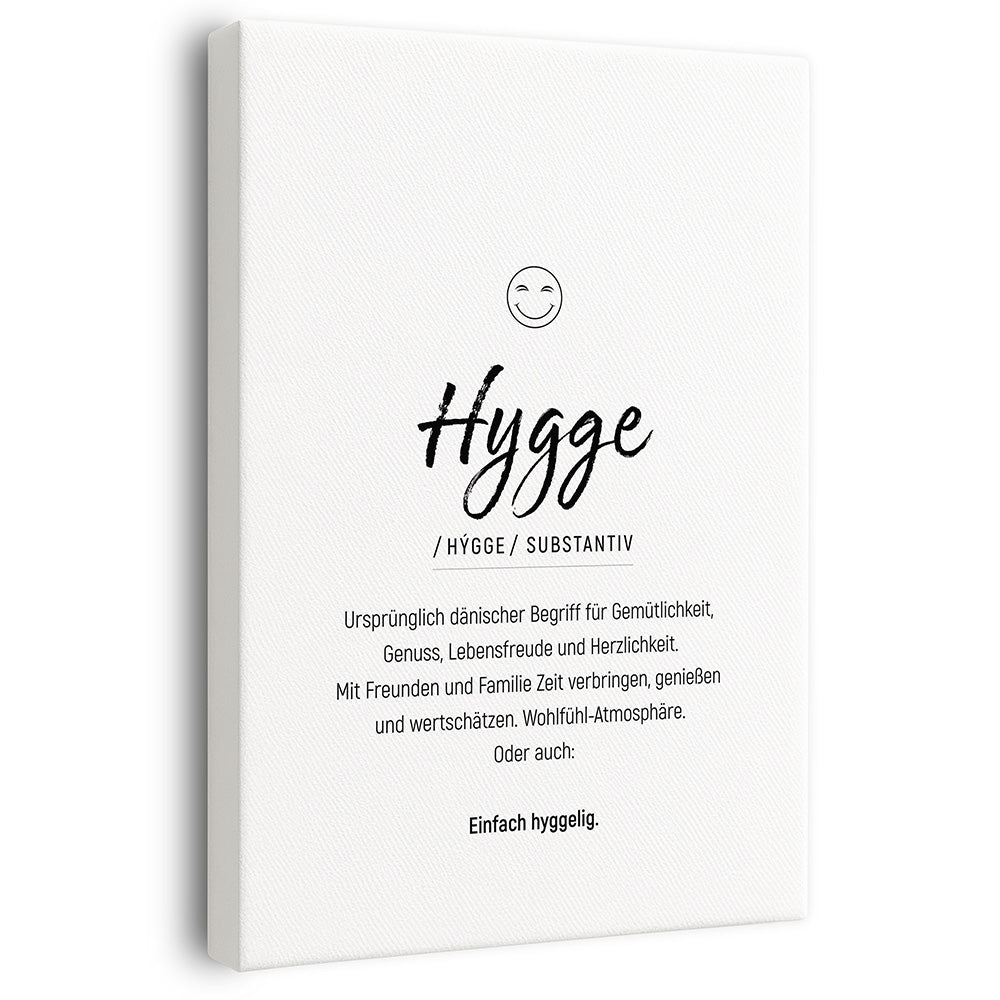 Wandbild Wohnzimmer Hygge