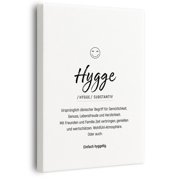 Wandbild Wohnzimmer Hygge